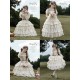 Mewroco Bunny Day Embroidered JSK and Print JSK(Reservation/Full Payment Without Shipping)